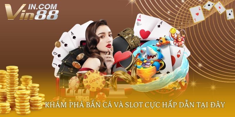 Khám phá bắn cá và slot cực hấp dẫn tại đây