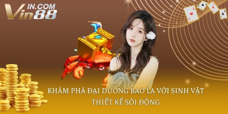 Khám phá đại dương bao la với sinh vật thiết kế sôi động
